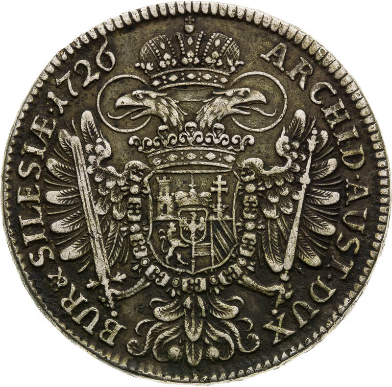 1/2 Thaler 1726 - back