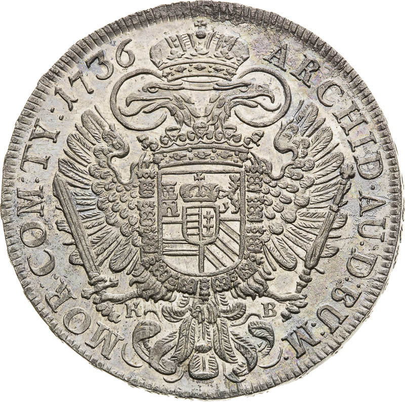 Thaler 1736 - back