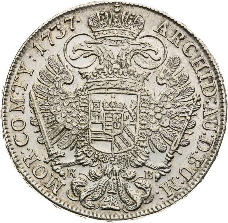 Thaler 1737 - back