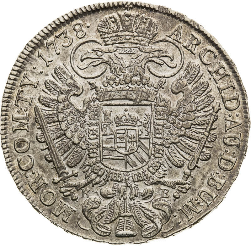 Thaler 1738 - back