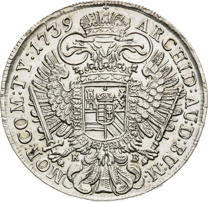Thaler 1739 - back