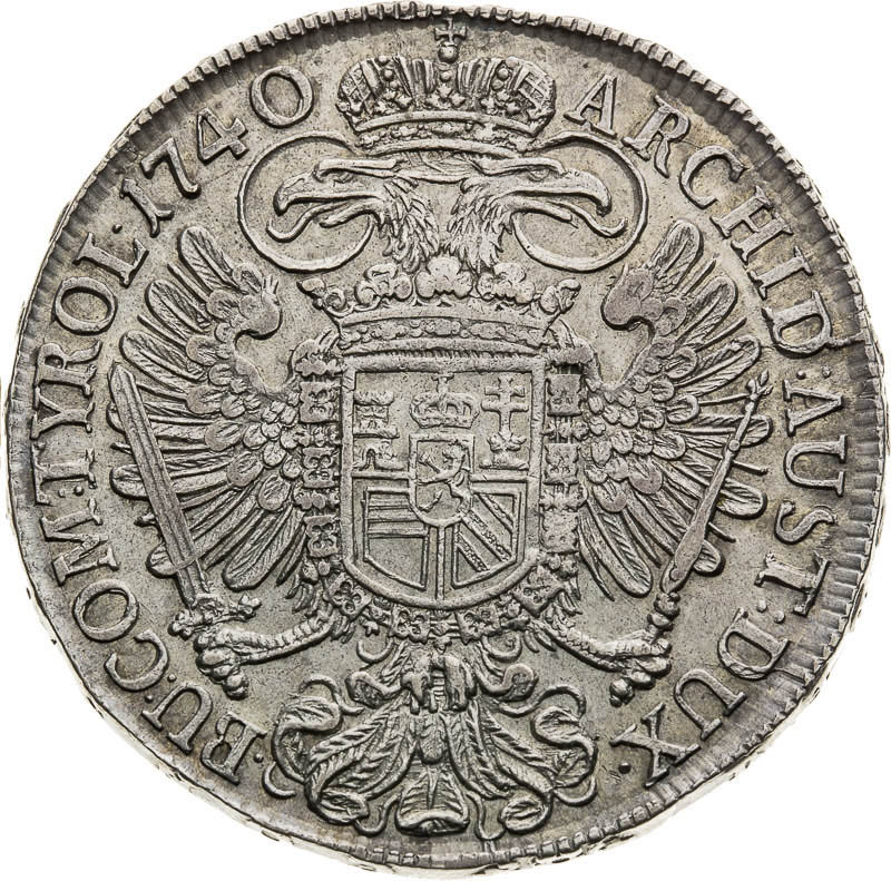 Thaler 1740 - back
