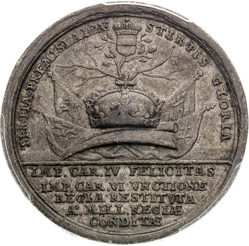 Silver Medal 1723 - back
