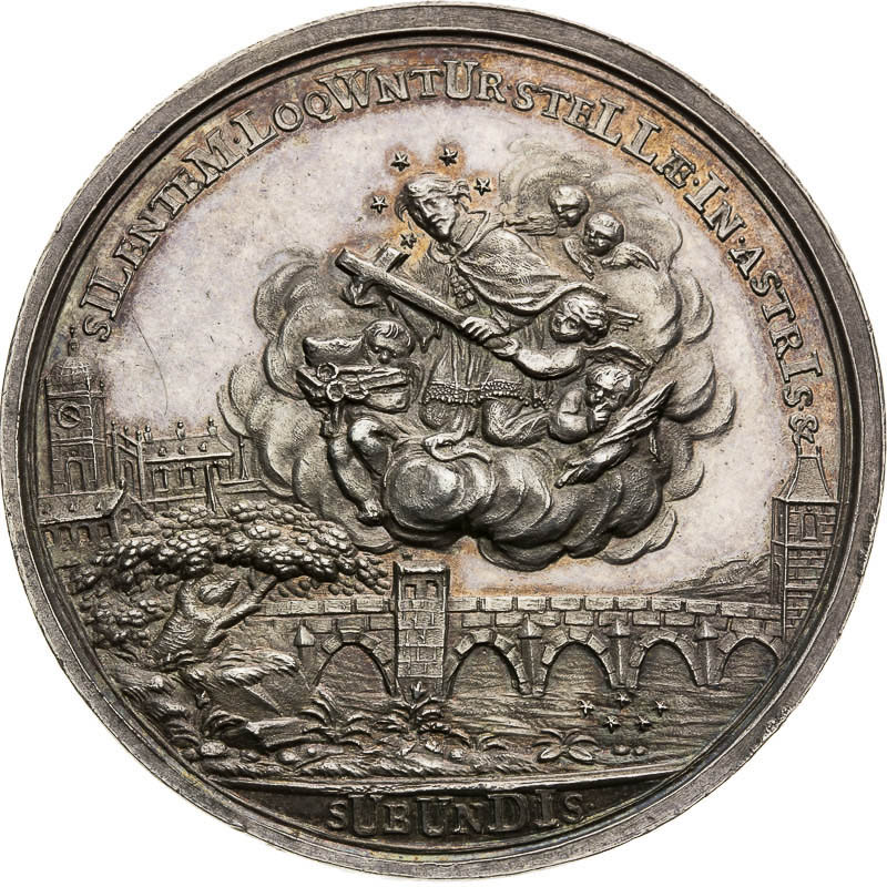 Silver Medal 1729 - back