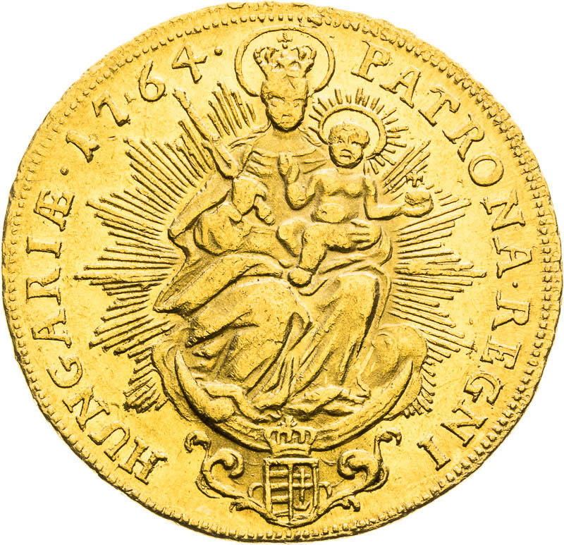 2 Ducats 1764 - back