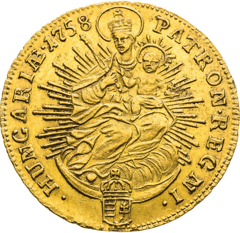 Ducat 1758 - back