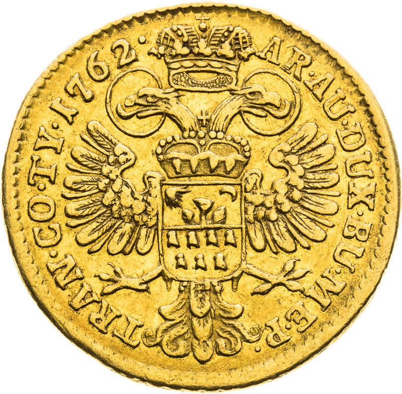Ducat 1762 - back