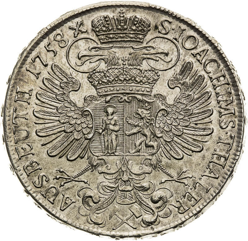 Thaler 1758 - back