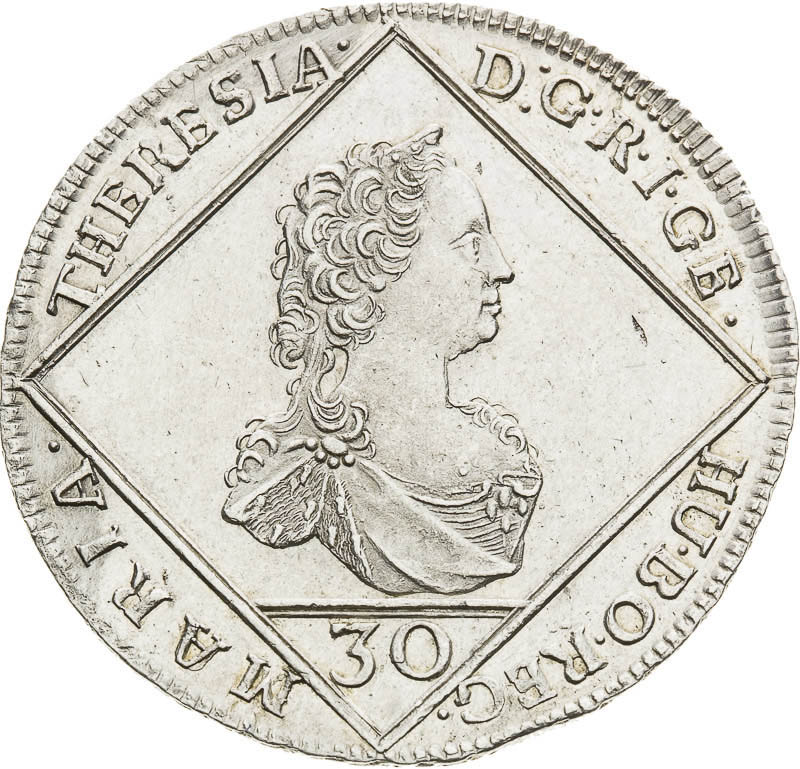30 Kreutzer 1764 - back