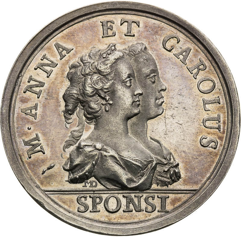 Silver Medal 1744 - front