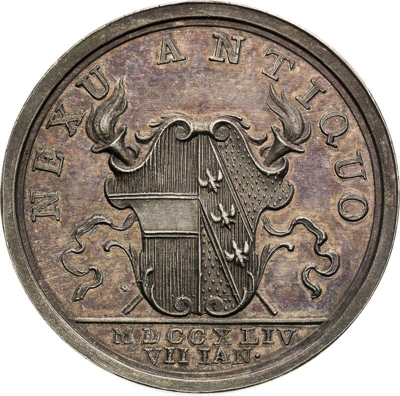 Silver Medal 1744 - back