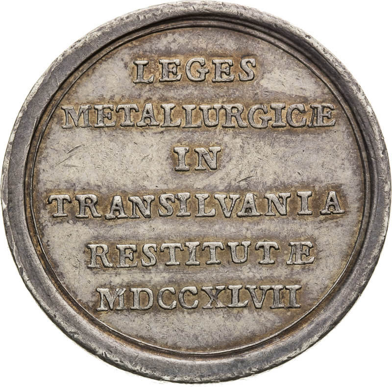 Silver Medal 1747 - back