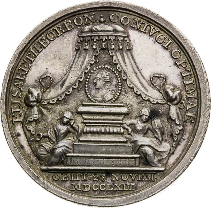 Silver Medal 1763 - back