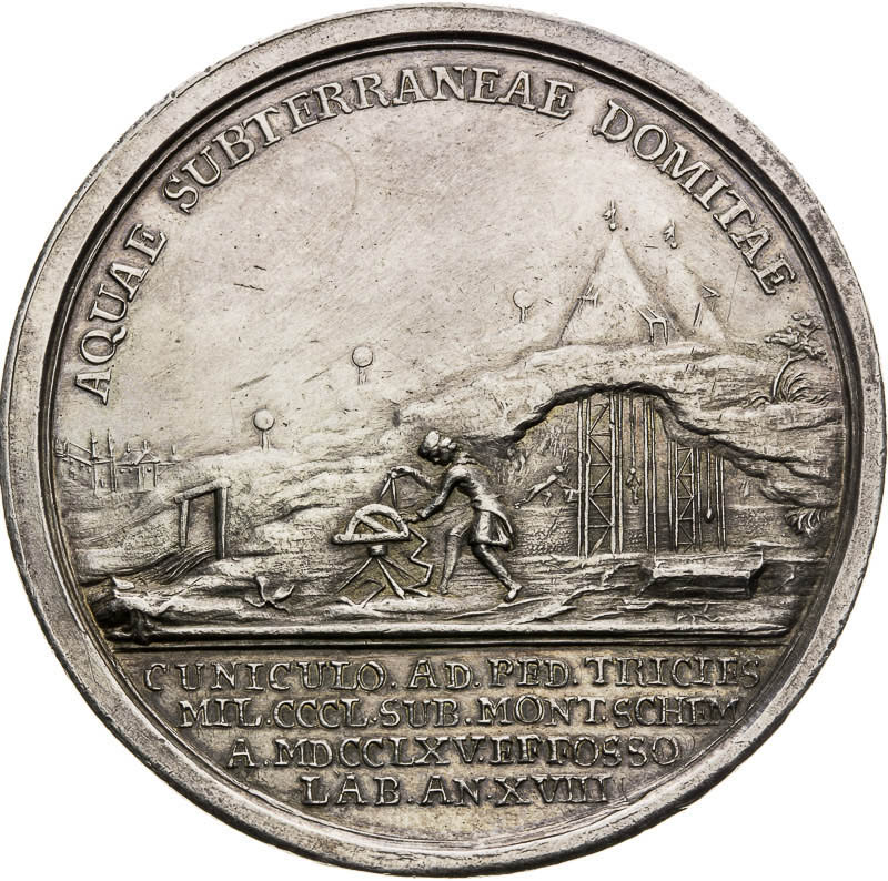 Silver Medal 1765 - back