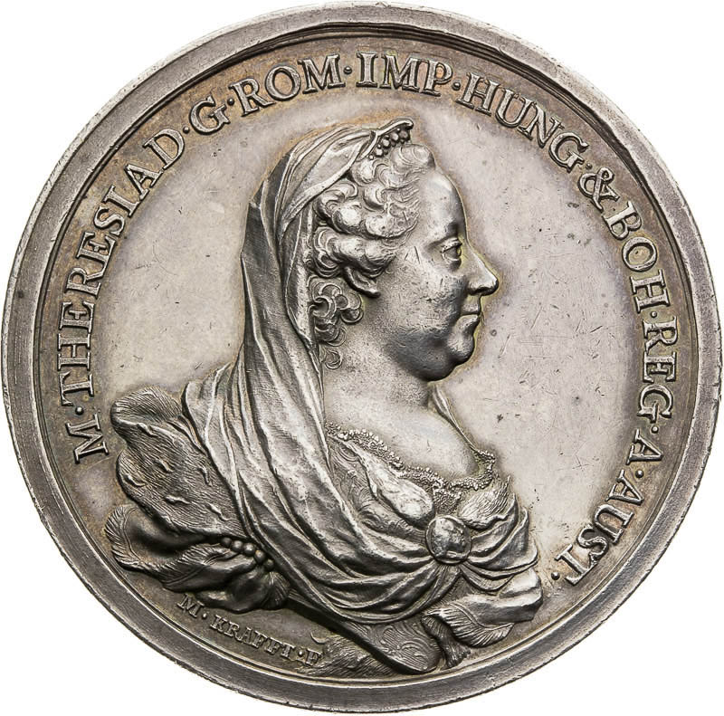 Silver Medal 1767 - front