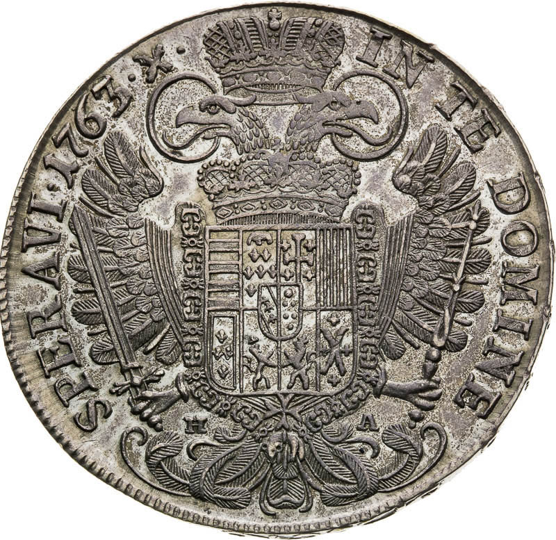 Thaler 1763 - back