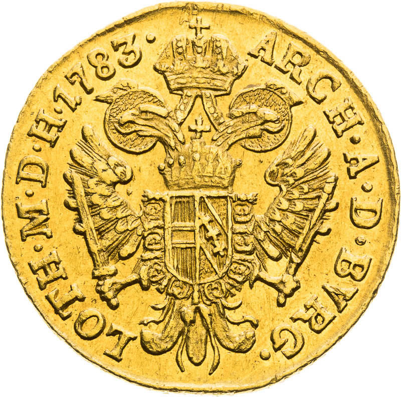 Ducat 1783 - back