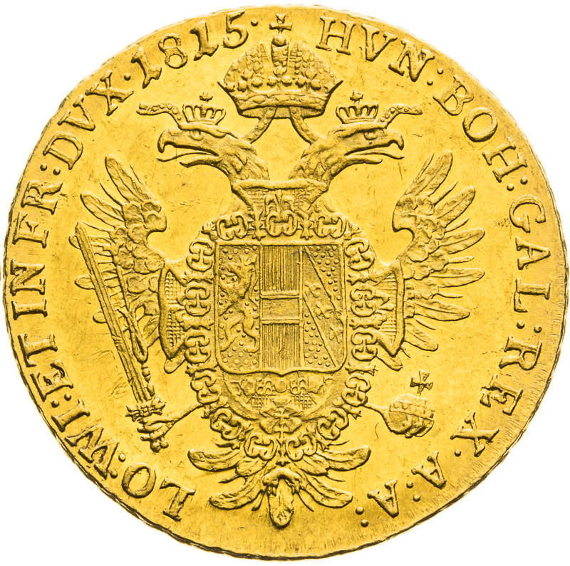 Ducat 1815 - back