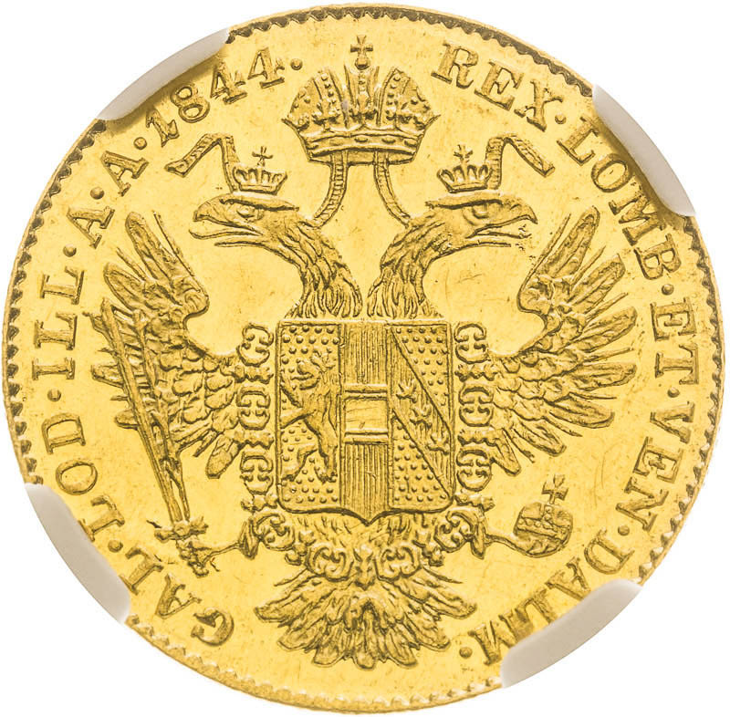 Ducat 1844 - back