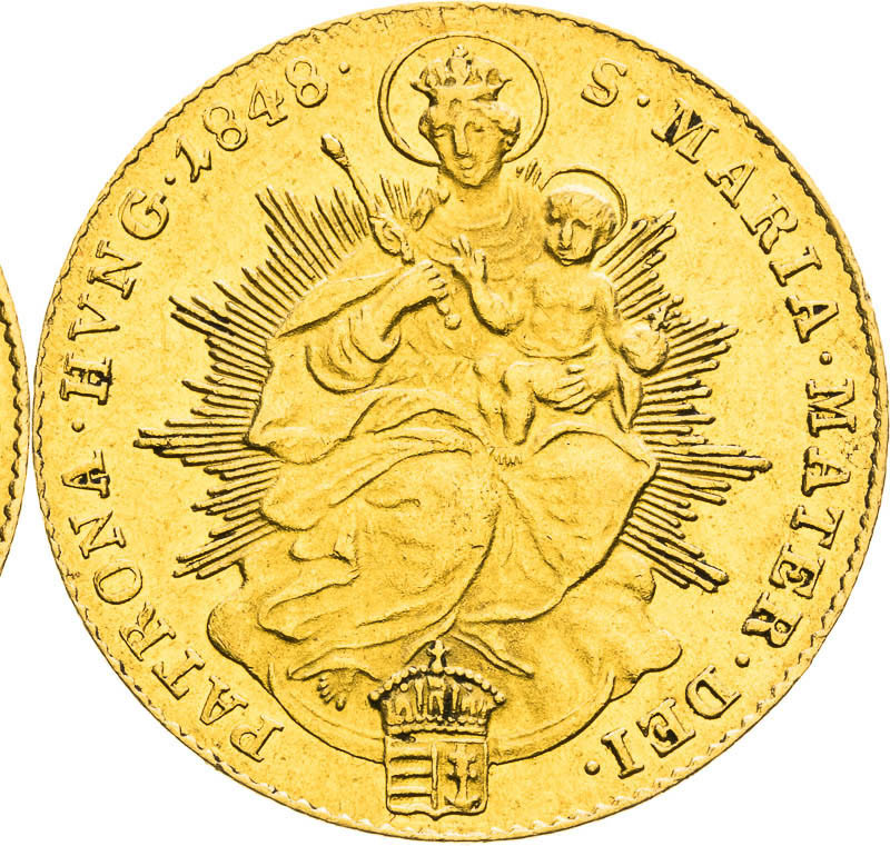 Ducat 1848 - back