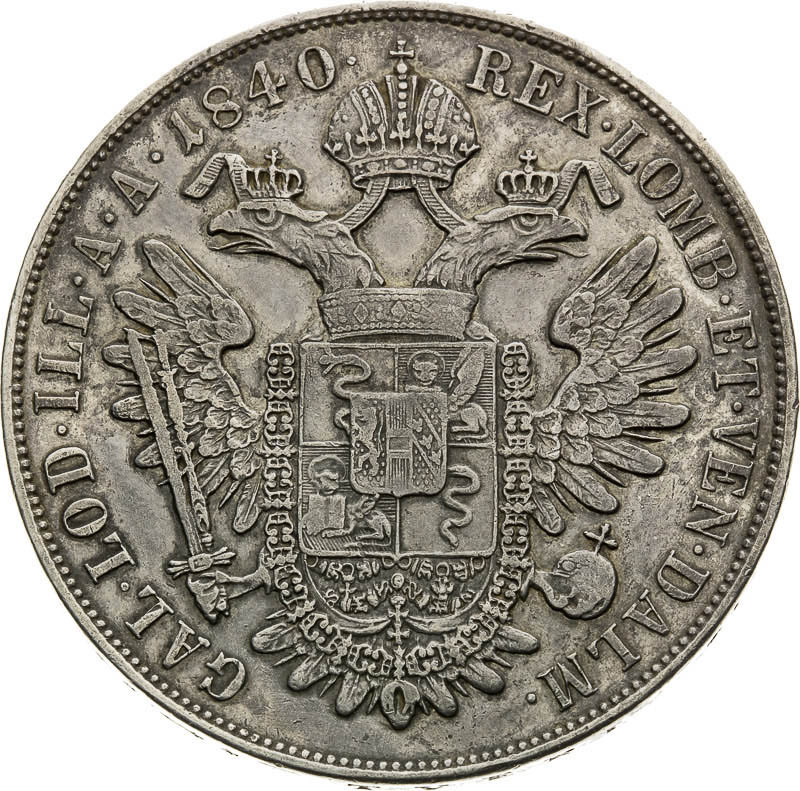 Scudo 1840 - back