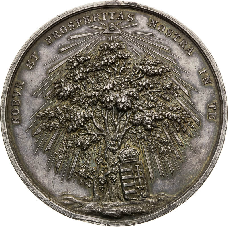 Silver Medal 1830 - back