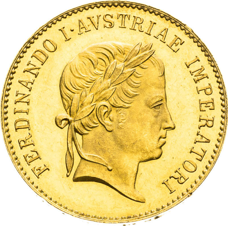 Gold Token 1830 - 1 1/2 Ducats - front