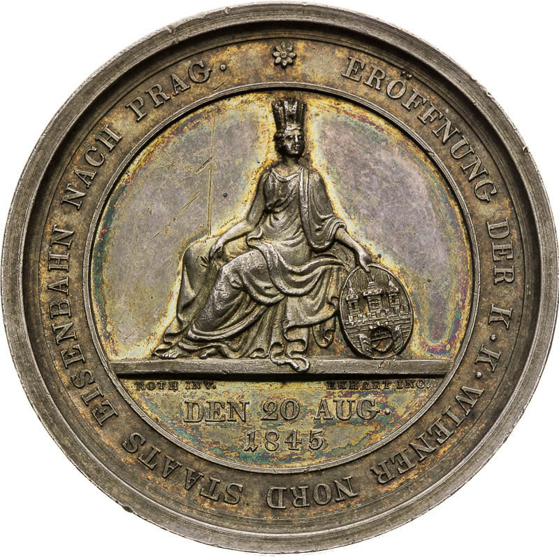 Silver Medal 1845 - front