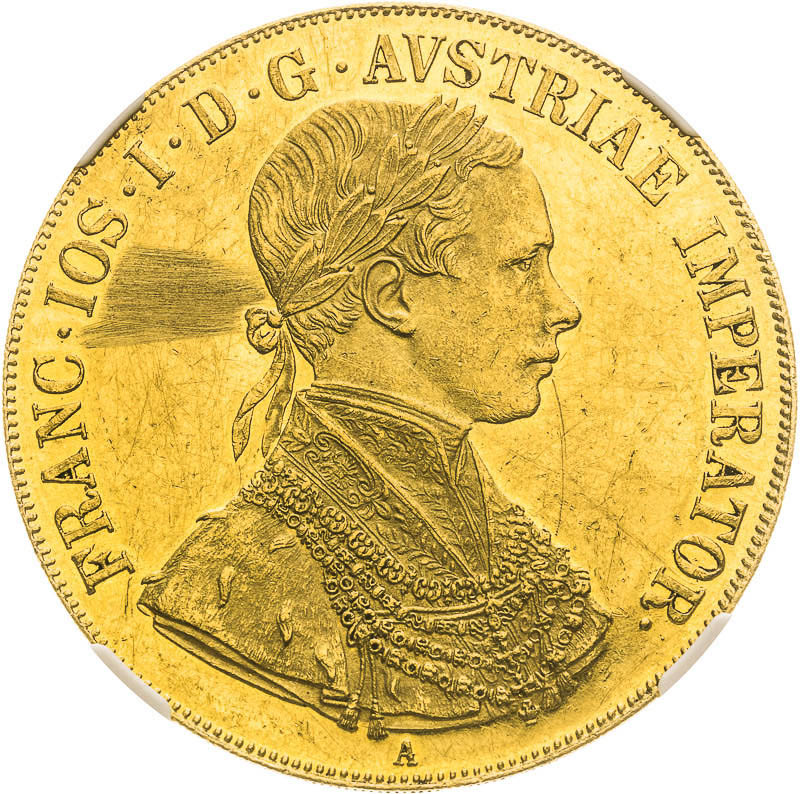 4 Ducats 1856 - front
