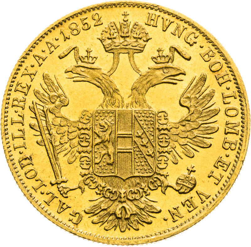 Ducat 1852 - back