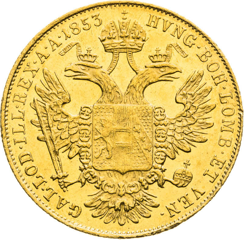 Ducat 1853 - back