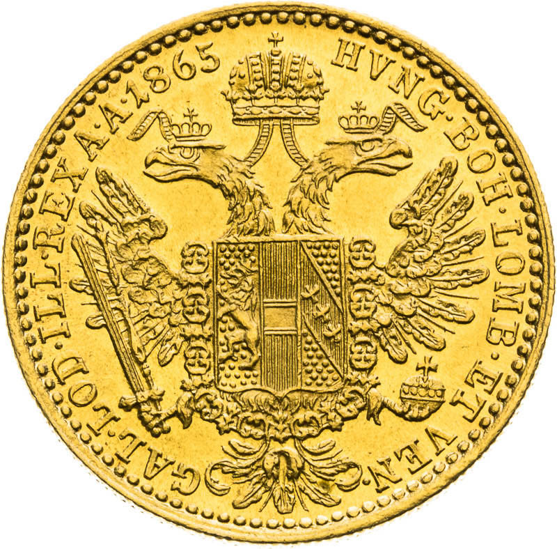 Ducat 1865 - back