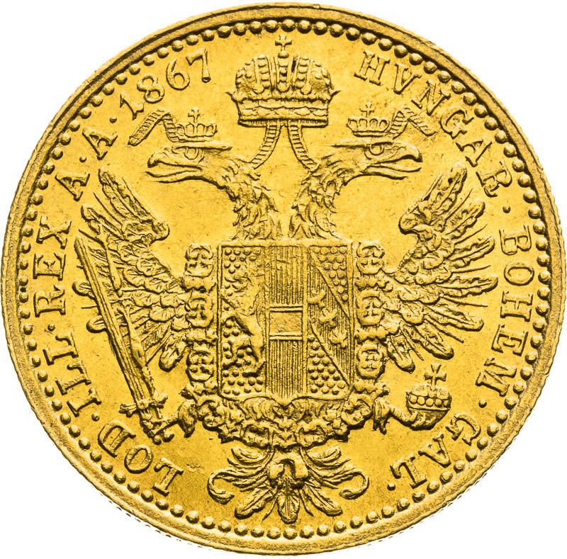 Ducat 1867 - back