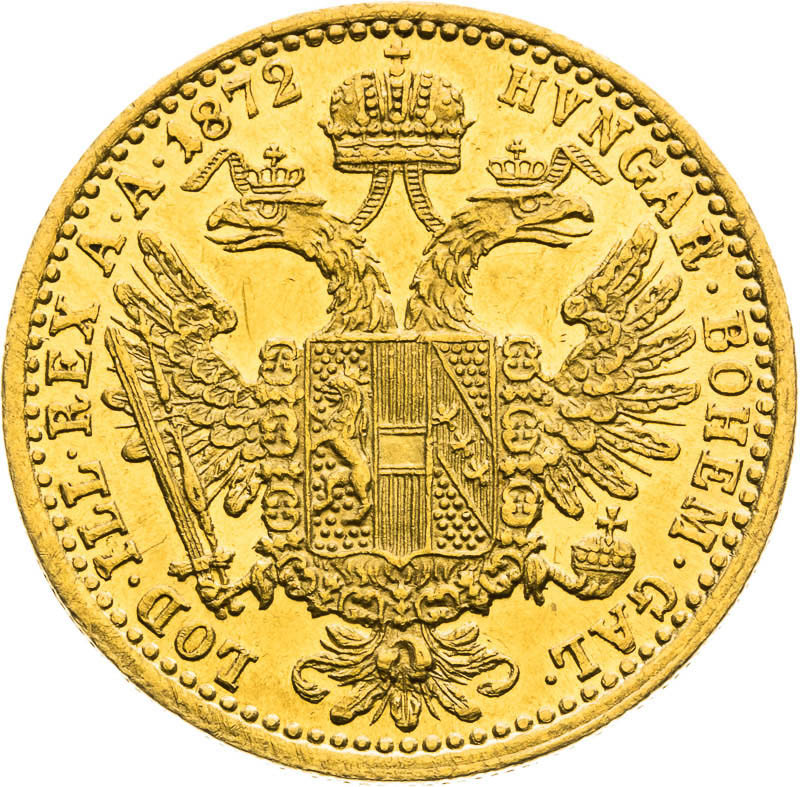 Ducat 1872 - back