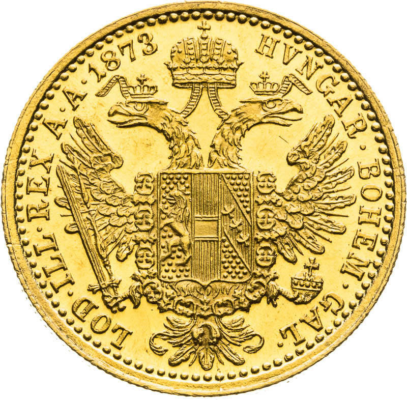Ducat 1873 - back