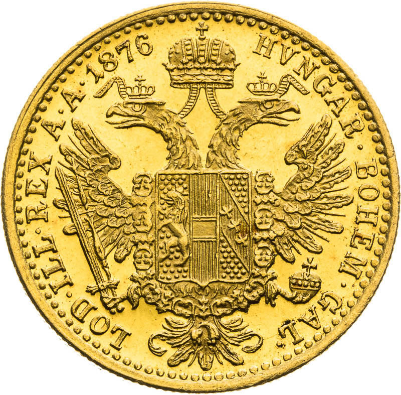 Ducat 1876 - back