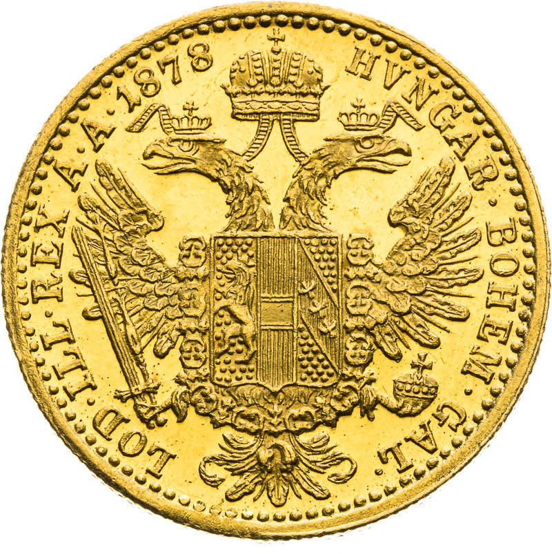 Ducat 1878 - back