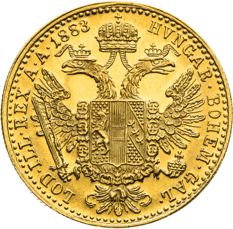 Ducat 1883 - back