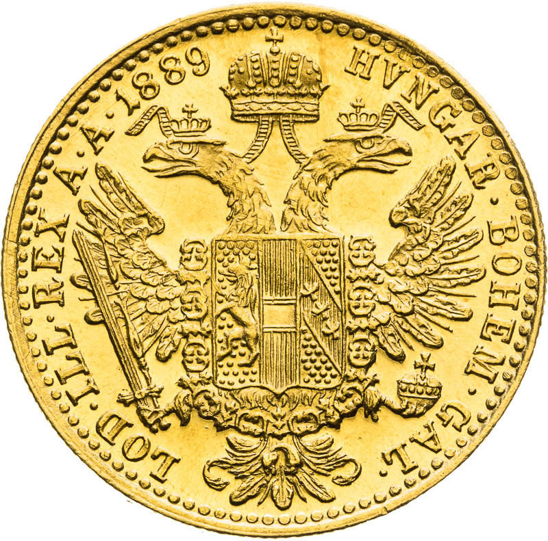 Ducat 1889 - back