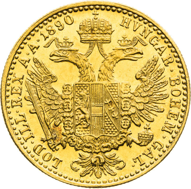 Ducat 1890 - back