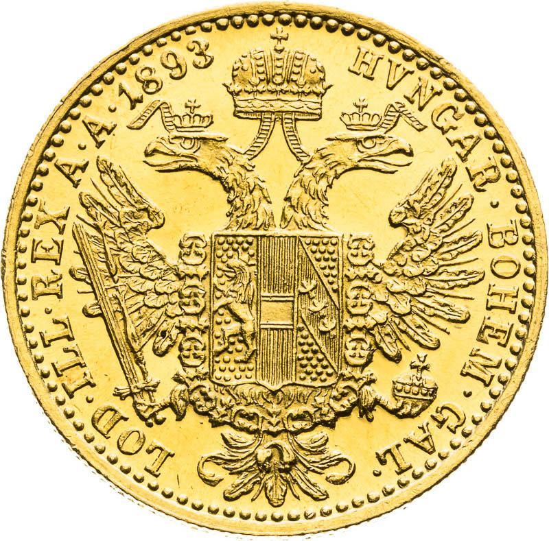Ducat 1893 - back