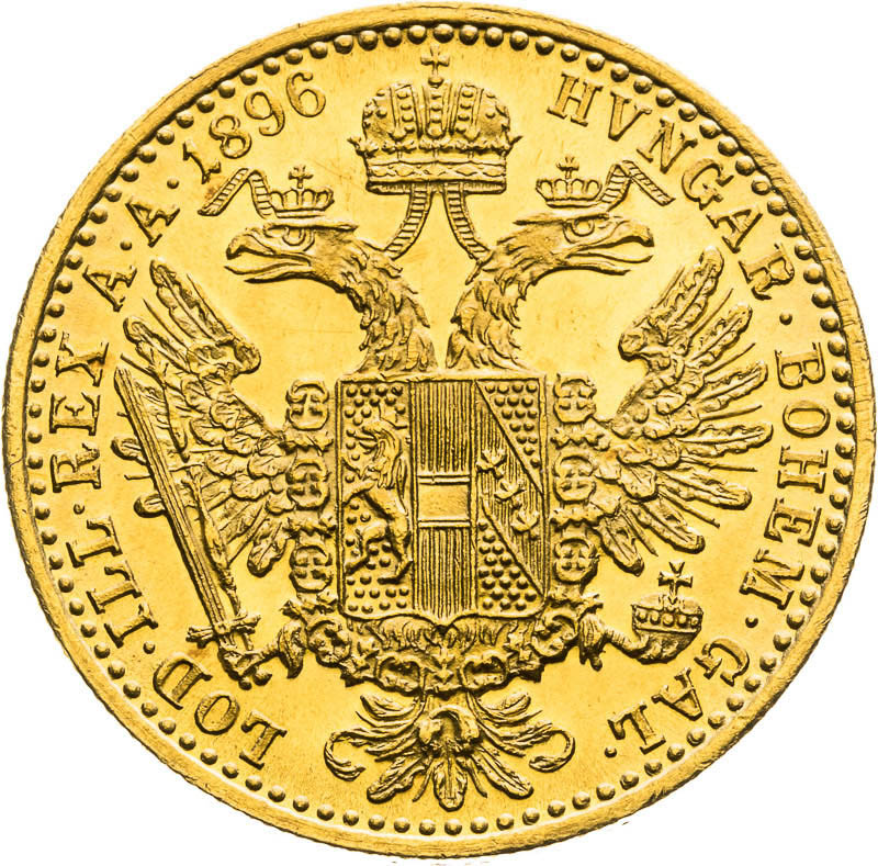 Ducat 1896 - back