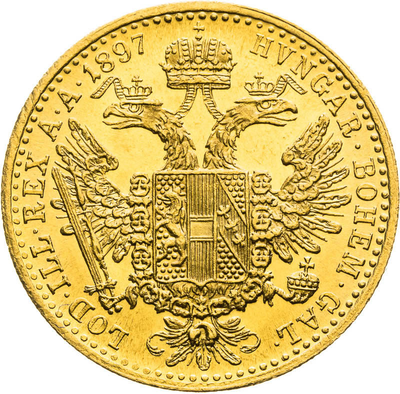 Ducat 1897 - back