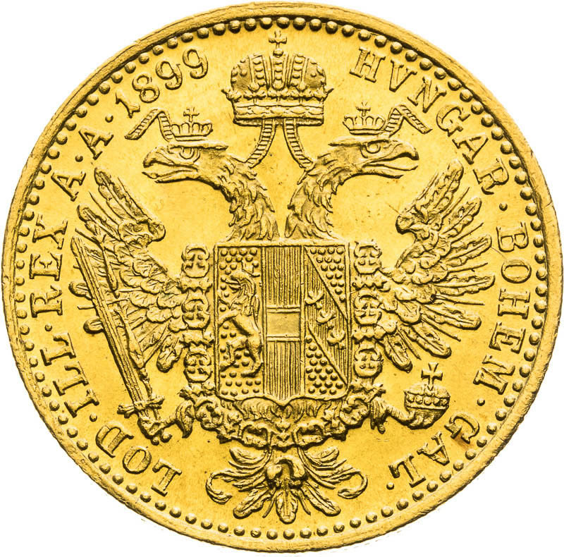 Ducat 1899 - back