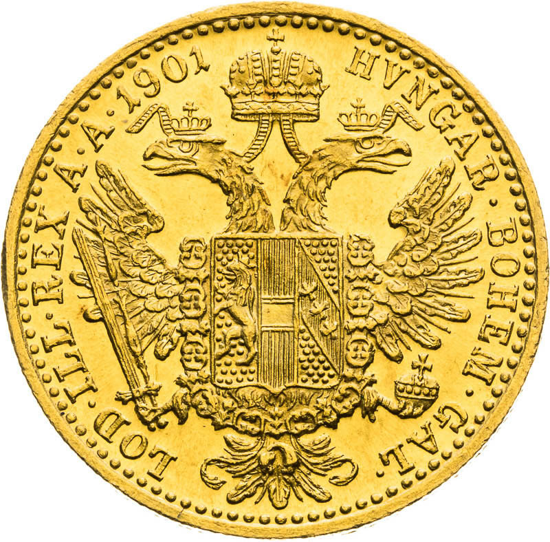 Ducat 1901 - back
