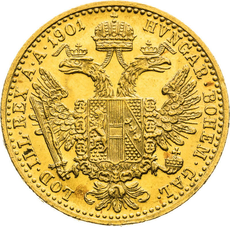 Ducat 1901 - back