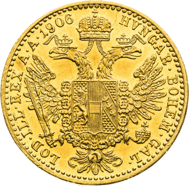 Ducat 1906 - back