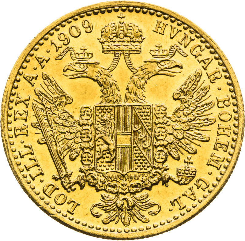 Ducat 1909 - back