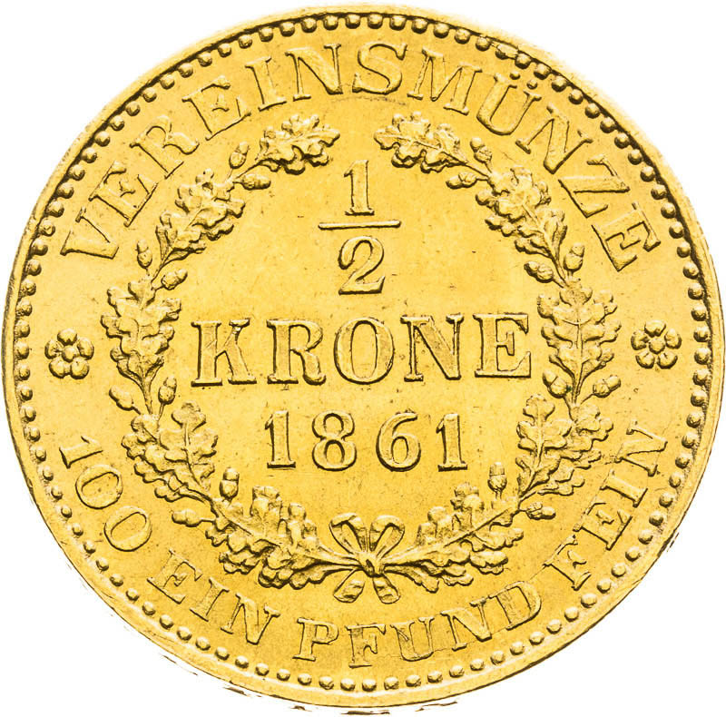 Federal 1/2 Corona 1861 - back