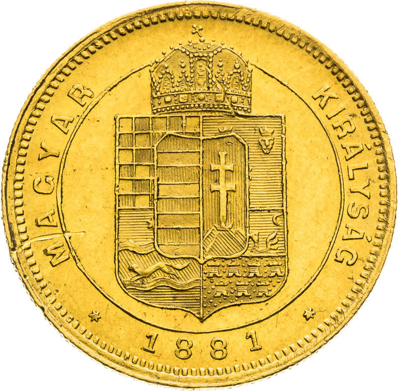 Ducat 1881 - back
